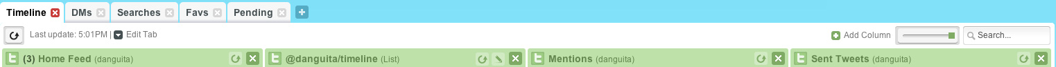 Hootsuite Timeline