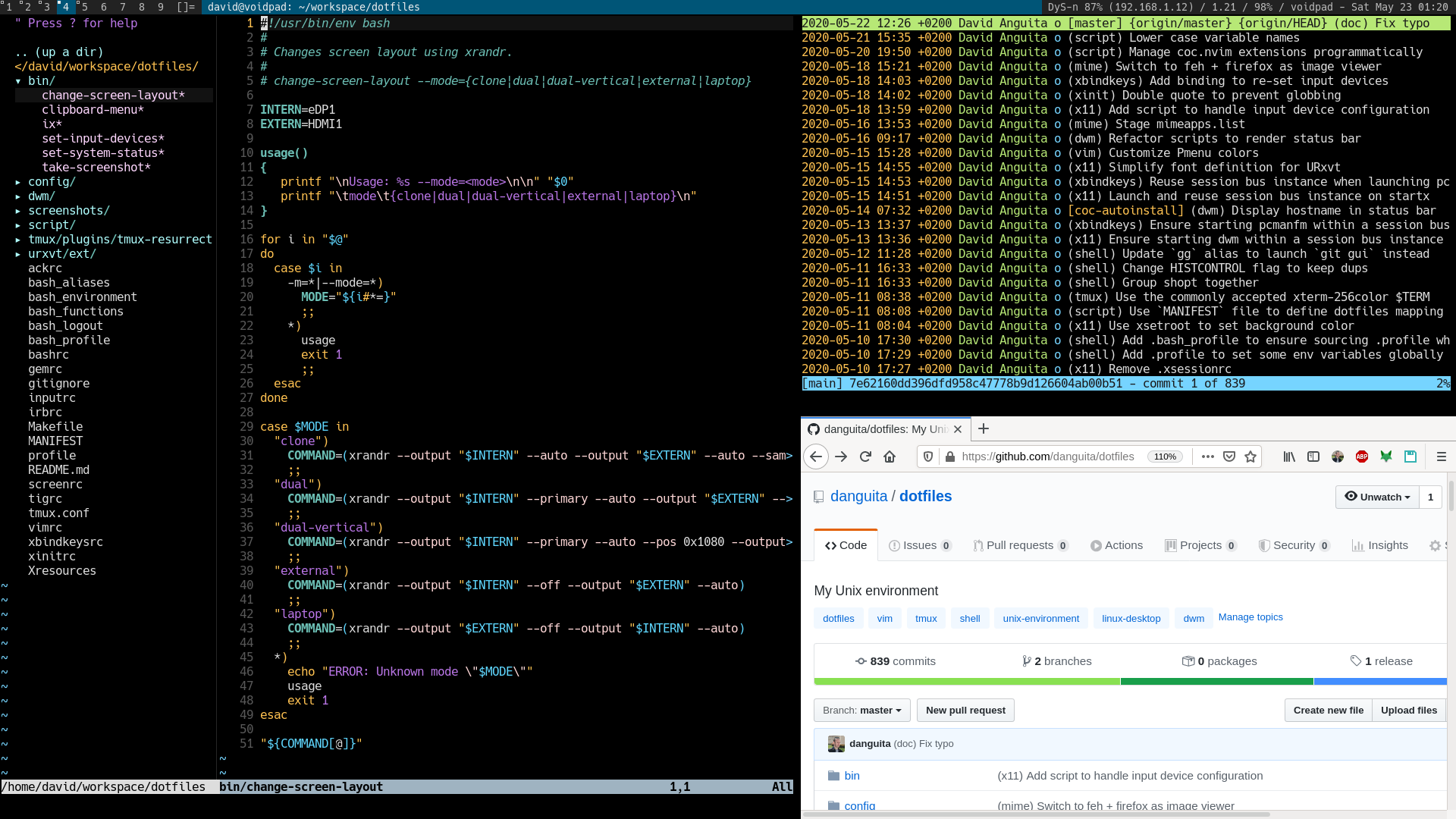 busy desktop